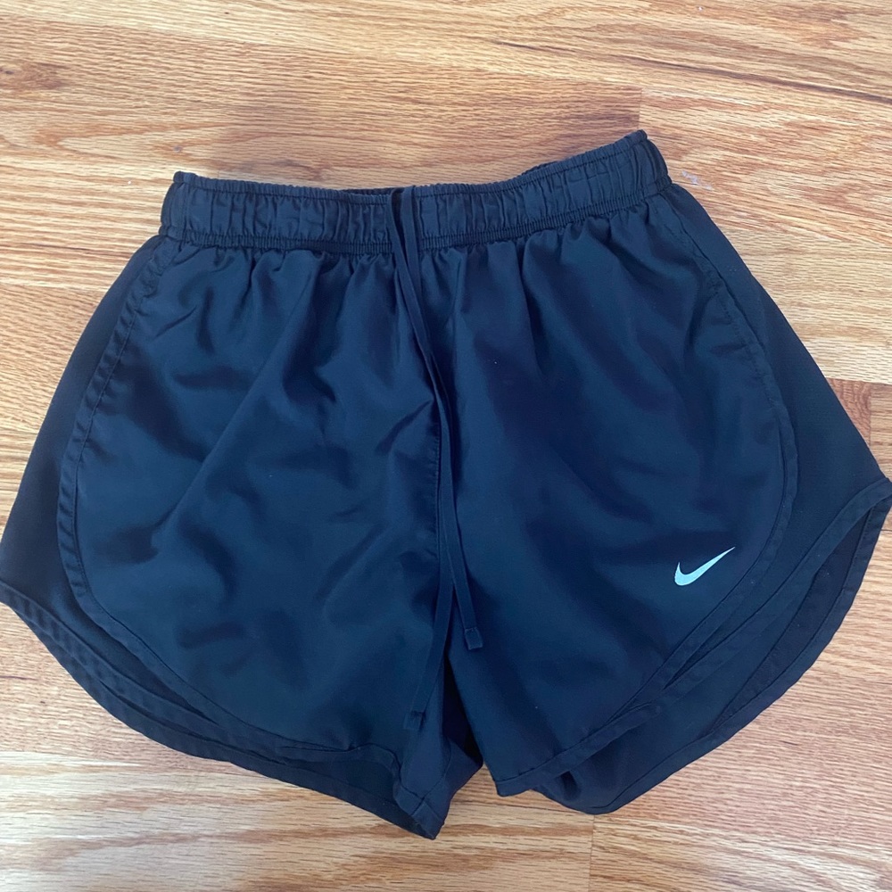 Black Nike athletic shorts